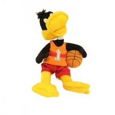 Vintage Warner Bros Studio Store 2000 Daffy Duck Basketball  Plush Space Jam 10” picture