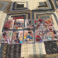 Round1 × One Piece Promo Cards - English - FULL COMPLETE SET of 10 Cards - Luffy picture