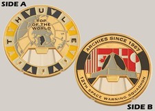 12th Space Warning 1967 Bottle Opener Challenge Coin  M#3 picture