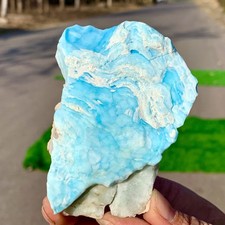 114G Natural larimar/hemimorphite Gorgeous rough raw Crystal Mineral Specimen picture