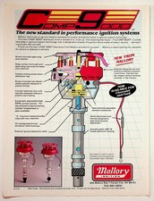 Mallory COMP 9000 Distributor Vintage 1987 Print Ad Chevrolet Ford Ignition picture