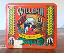 Vintage Willem II Wilde Havana Cigar Tin 20 Sigaren Valkenswaard Holland Tobacco picture