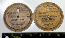 Lufkin Tools NC Screw Thread and Tap Drill Sizes. 1935, Vintage Pair, picture