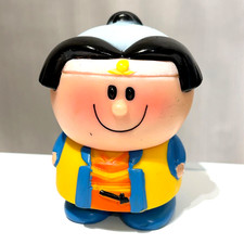 Kyowa Bank Momotaro Sofubi Coin Bank Vintage Japan Novelty Showa Retro Figure picture
