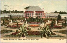 Shaw's Garden Palm House St Louis Missouri 1912 Posted Vintage Postcard picture