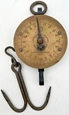 C. FORSCHNER'S IMPROVED SPRING BALANCE HANGING SCALE TYPE 33 NY 200LB CAPACITY picture