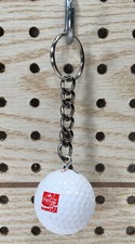 COCA~COLA  GOLF BALL  ~~ CUSTOM  KEY CHAIN KEYCHAIN picture