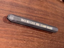 WWII Style M3 Case Knife Ordnance Dept. Flaming Inspector Steel Stamp picture