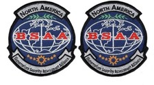 Set of 2 BSAA North America Costume Cosplay Shoulder Patch Iron-ON picture