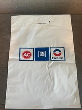 Vintage Unused Advertising  AC GM Delco General Motors Take Home Bag 15x11'' picture