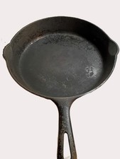 Vintage Griswold No. 8 Cast Iron Skillet 704H Small Block Erie PA Needs Restored picture