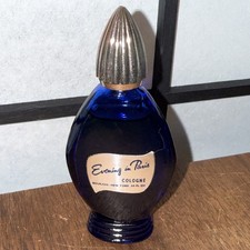 Evening In Paris Bourjois Colbalt Blue Bottle Classic Eau De Cologne .50 oz picture
