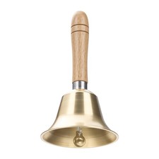 Super Loud Hand Bell - Solid Brass Call Bell for Elderly at Home, Wedding ... picture