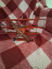 Metal Model Of 1917 Tri Winged Airplane. picture