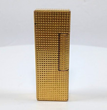 Vintage Dunhill Rollagas Gold Plated Barley Lighter RE24163 Made Switzerland picture
