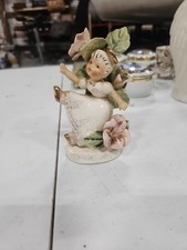 Vintage Geo Lefton Februrary 985 Birthday Flower Girl Delicated Dancer Figurine picture