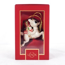 Lenox Porcelain Rudolph Gifts For All Holiday Ornament - Preowned With Box picture