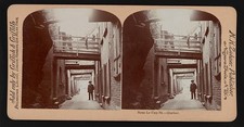 Photo:Quebec City Quebec Canada 1900s Sous Le Cap St Alley Stereo View picture
