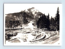 Old Vintage Photo CASCADE MOUNTAIN REFLECTION POOL BANFF CANADA SOUVENIR PIC picture