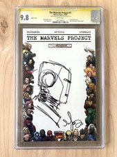 The Marvels Project 1 Skottie Young Iron Man Original Art Sketch CGC 9.8  picture