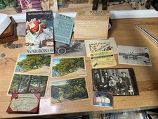 VINTAGE ANTIQUE PAPER LOT POST CARDS NJ  MOOSE LODGE 1938 War Bonds Worlds Fair picture