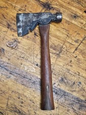 VINTAGE Genuine Plumb Red Handle Carpenter Roofing Hatchet Hammer picture