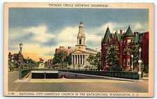 Vintage postcard: Thomas Circle, Washington D.C. picture