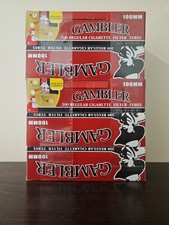 Gambler Regular Red 100mm Cigarette Tubes 5 Pack of 100's Discount Sale picture