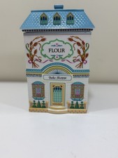 The Lenox Spice Village Flour Canister Jar Fine Porcelain 1990 Bake Shoppe NICE picture