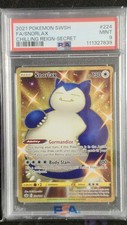Pokemon PSA 9 Snorlax 224 Chilling Reign picture