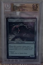 Twisted Spider-Clone 2025 MTG: SPIDER-MAN ETERNAL  (FOIL) #019 BGS 9.5 GEM MINT picture