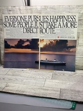 Vintage 2 Page Printed Ad 1989 Norwegian Cruise Line. Everyone Pursues Happiness picture
