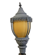 Vintage Single Street Light Pole Lamp Municipal Street Light Antique LED picture