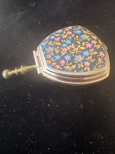 1950s-1960s Floral Chintz Portable Compact Ash Tray picture