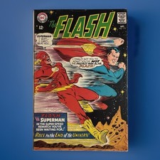 Flash Vol 1 # 175 1967 2nd Superman vs Flash Race Silver Age DC Key Actual Pics picture