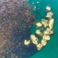 Gold Paydirt PREMIUM - 6 LBS - Unsearched Gold Panning Bag - Nuggets Pickers picture