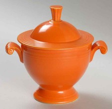 Homer Laughlin  Fiesta Red  Sugar Bowl 221123 picture