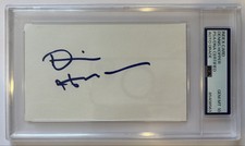 Dennis Hopper Autographed/Signed 3x5 Index Card PSA Encapsulated 10 Auto RARE picture