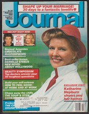 LADIES' HOME JOURNAL Katharine Hepburn Raquel Welch Diane Sawyer + 2 1985 picture