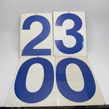 Vintage Metal Numbers Double Sided Bold picture
