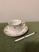 St. Regis Hotel New York City tea cup & saucer. No longer in use. St. Regis pen. picture