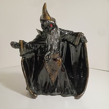Merlin Wizard Art Creative Candles Rare Vintage Handmade 9.5” Tall picture