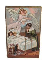 1909 Post Card Childrens Bedtime Prayer Geo F. Holbrook Post Marked 1911 picture