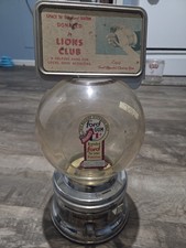 vintage ford gumball machine W/Topper  (All Original Parts) picture