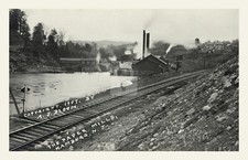 paper mills Hamburg NJ New Jersey 1907 RPPC Photo Postcard COPY picture