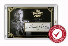 HAROLD J. STONE Signed/Autographed 4x6 Custom Card - The Twilight Zone picture