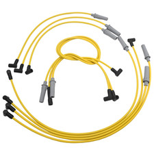 8Mm 10Pcs Spark Plug Wire Kit Silicone Coating Replacement for Dodge RAM, Jeep G picture