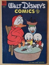 Walt Disney's Comics and Stories #160 VG+ (4.5) Art By Barks Dell Comics 1/54 picture