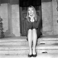 Actress Mia Farrow in London 1964 Old Photo 1 picture