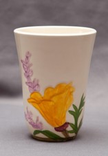 Franciscan Poppy Tumbler 12 Oz Hand Painted picture